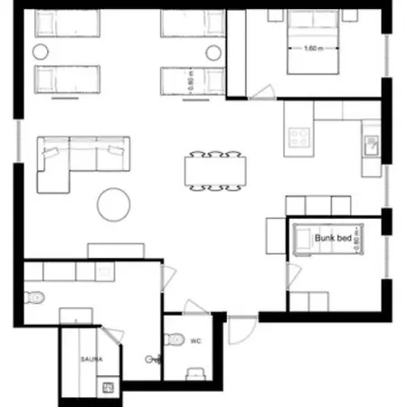 Kammi - Spacious Penthouse In The Downtown With Sauna * 로바니에미