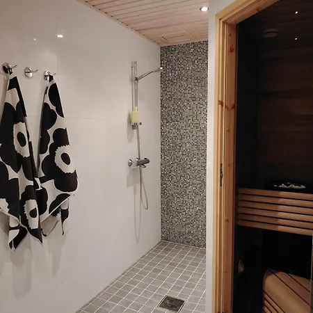 아파트 Kammi - Spacious Penthouse In The Downtown With Sauna 로바니에미