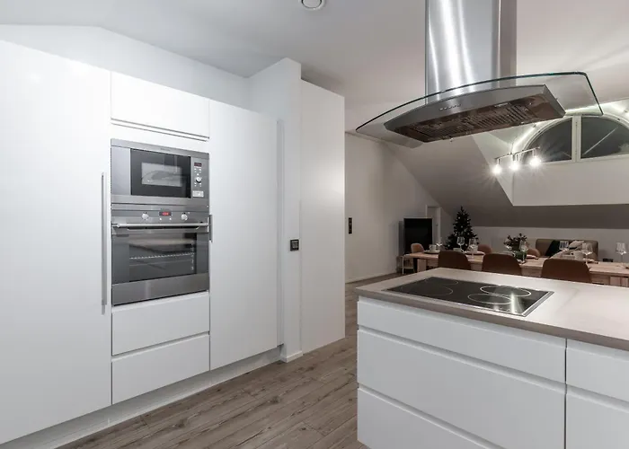 Lägenhet Kammi - Spacious Penthouse In The Downtown With Sauna Rovaniemi